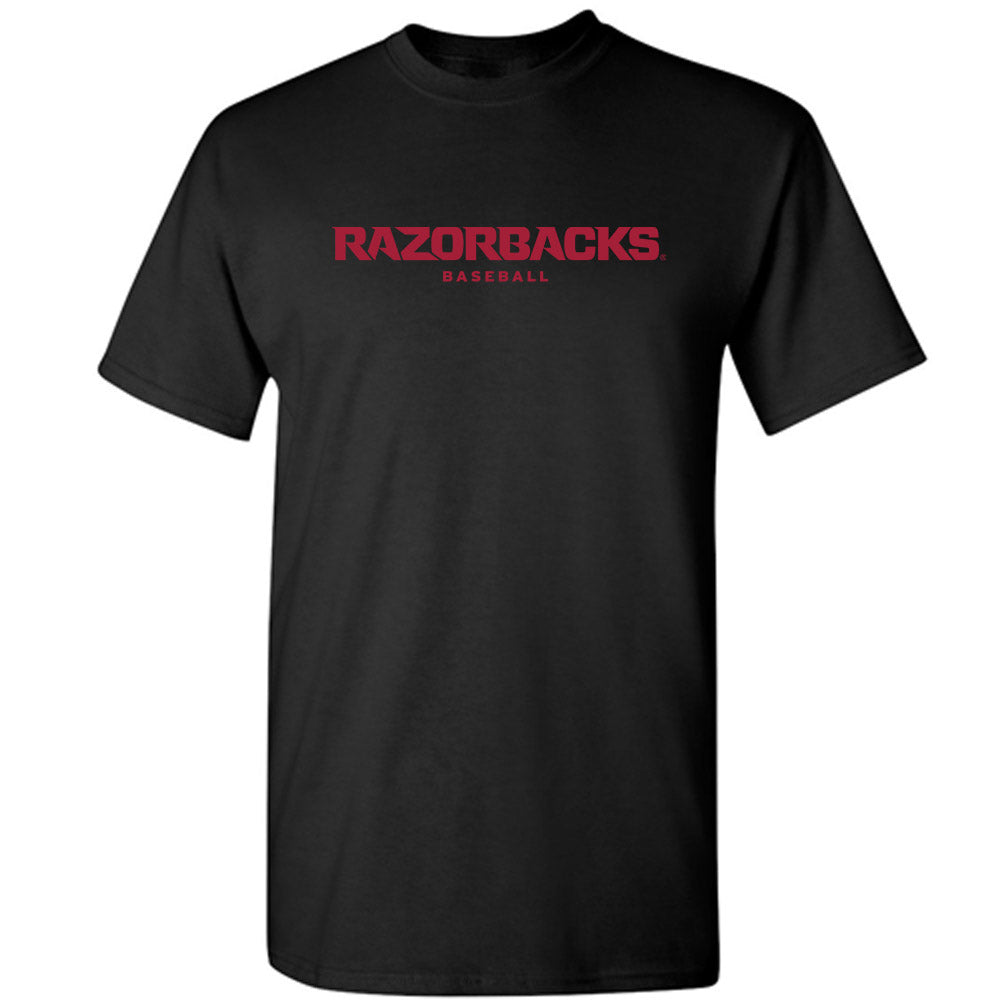 Arkansas - NCAA Baseball : Carson Willis - NCAA® World Series Classic Shersey T-Shirt-0
