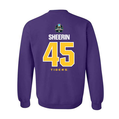 LSU - NCAA Baseball : Deven Sheerin - NCAA® World Series Classic Shersey Crewneck Sweatshirt-1