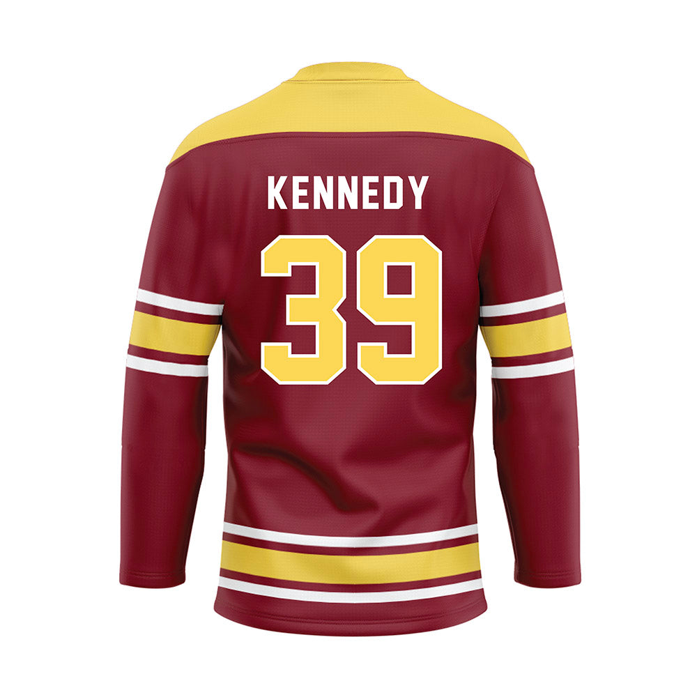 NSU - NCAA Softball : Tiv Kennedy - Maroon Hockey Jersey-1