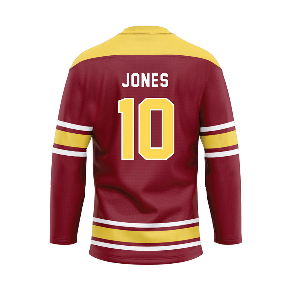 NSU - NCAA Softball : Madi Jones - Maroon Hockey Jersey-1