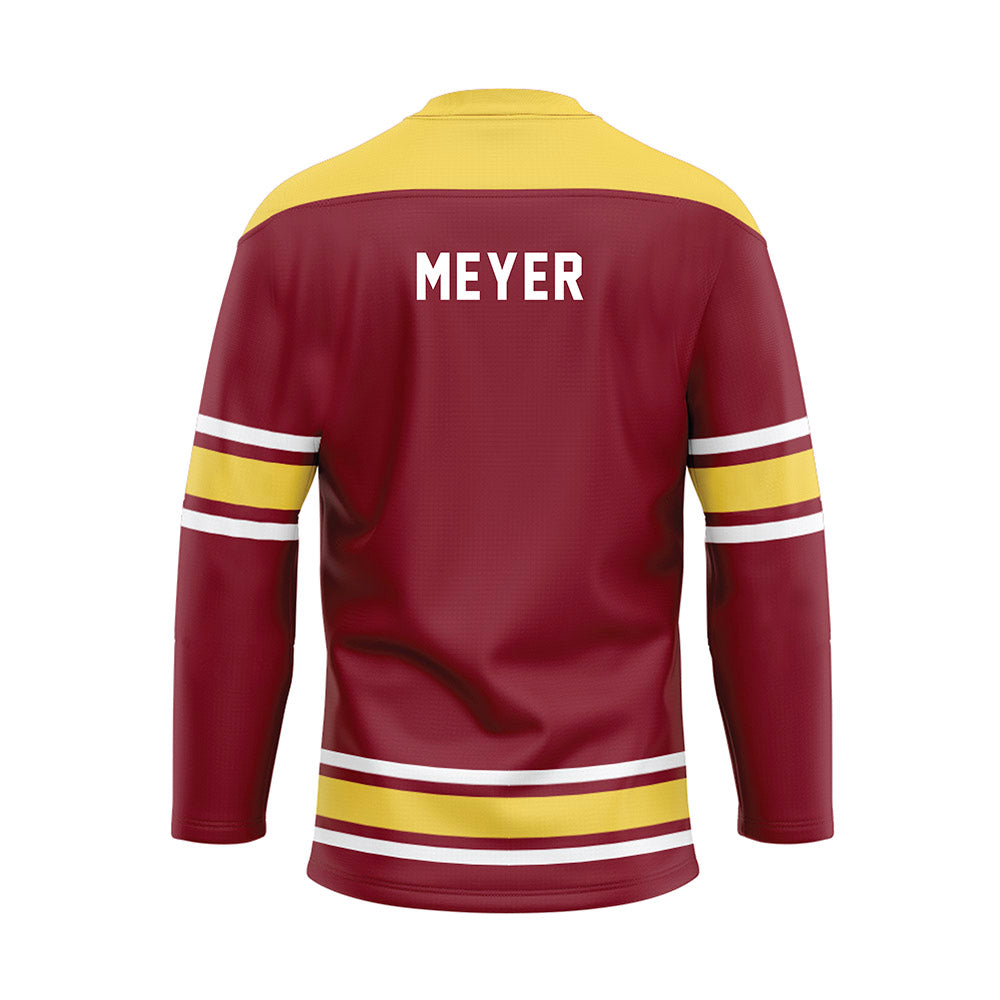 NSU - NCAA Women's Track & Field : Eva Meyer - Maroon Hockey Jersey-1