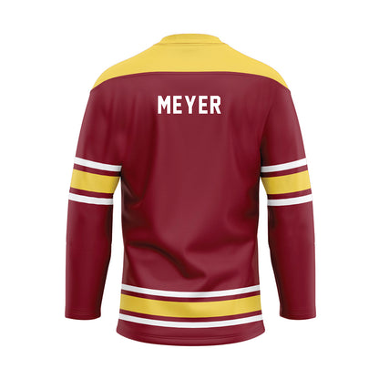 NSU - NCAA Women's Track & Field : Eva Meyer - Maroon Hockey Jersey-1