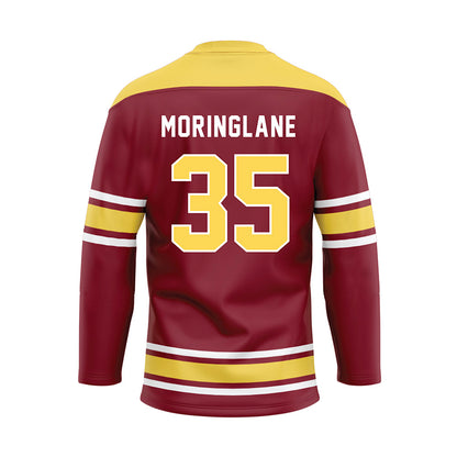 NSU - NCAA Football : Noah Moringlane - Maroon Hockey Jersey-1