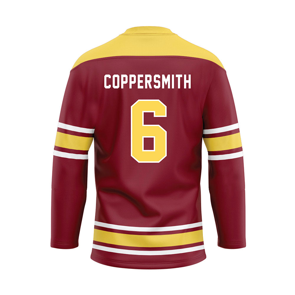NSU - NCAA Softball : Corina Coppersmith - Maroon Hockey Jersey-1