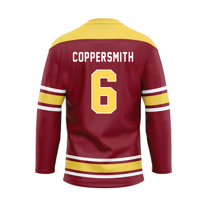NSU - NCAA Softball : Corina Coppersmith - Maroon Hockey Jersey-1