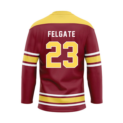 NSU - NCAA Women's Soccer : Molly Felgate - Maroon Hockey Jersey-1