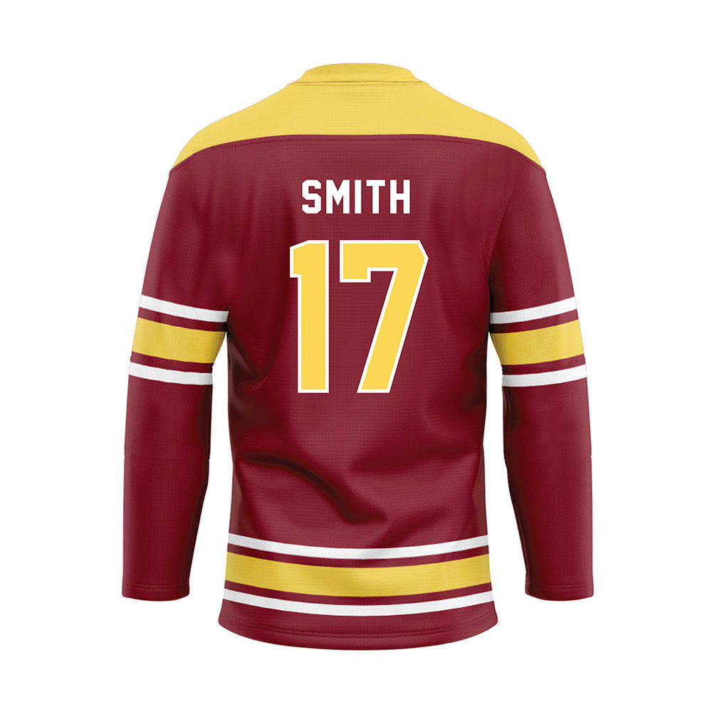 NSU - NCAA Football : Jojo Smith - Maroon Hockey Jersey-1