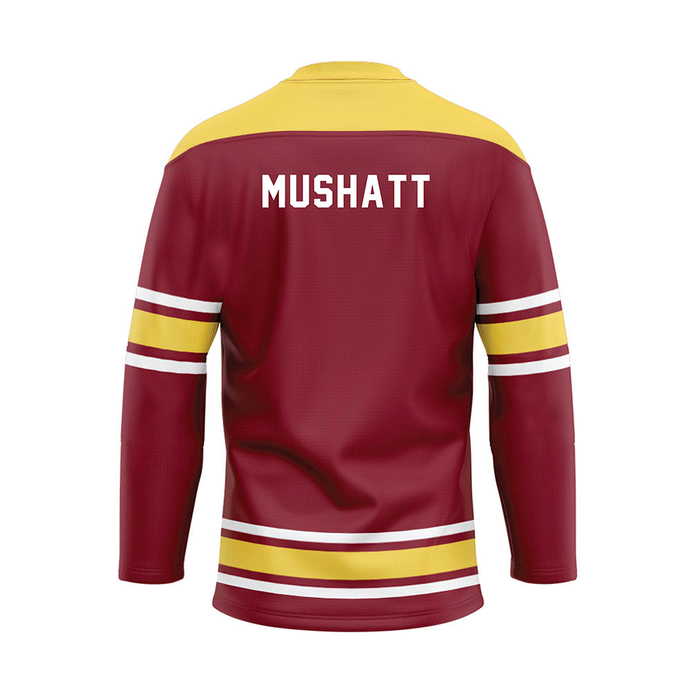 NSU - NCAA Women's Track & Field : Brooke Mushatt - Maroon Hockey Jersey-1