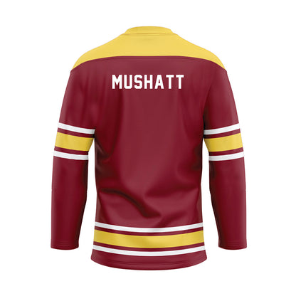 NSU - NCAA Women's Track & Field : Brooke Mushatt - Maroon Hockey Jersey-1
