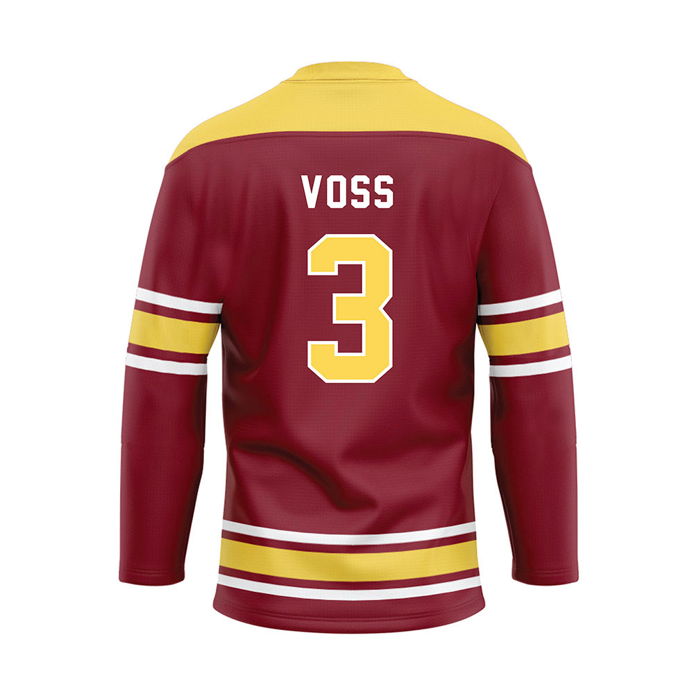 NSU - NCAA Women's Soccer : Chloe Voss - Maroon Hockey Jersey-1