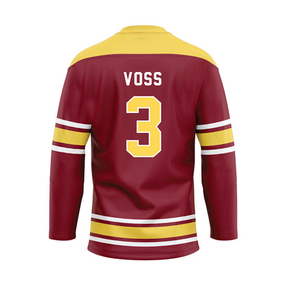 NSU - NCAA Women's Soccer : Chloe Voss - Maroon Hockey Jersey-1