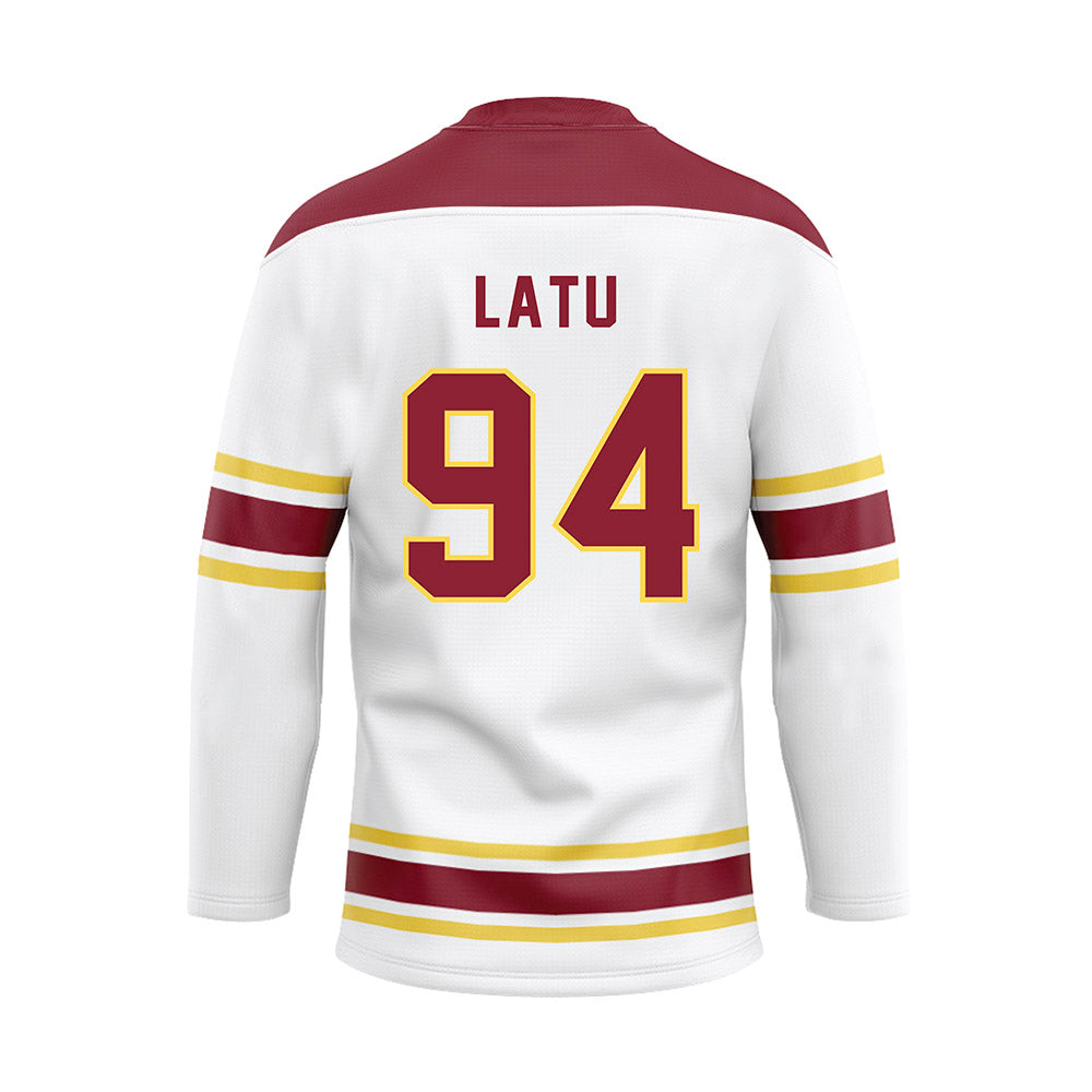 NSU - NCAA Football : Tau Latu - Hockey Jersey-1
