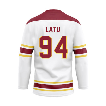 NSU - NCAA Football : Tau Latu - Hockey Jersey-1