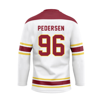 NSU - NCAA Football : Brock Pedersen - Hockey Jersey-1