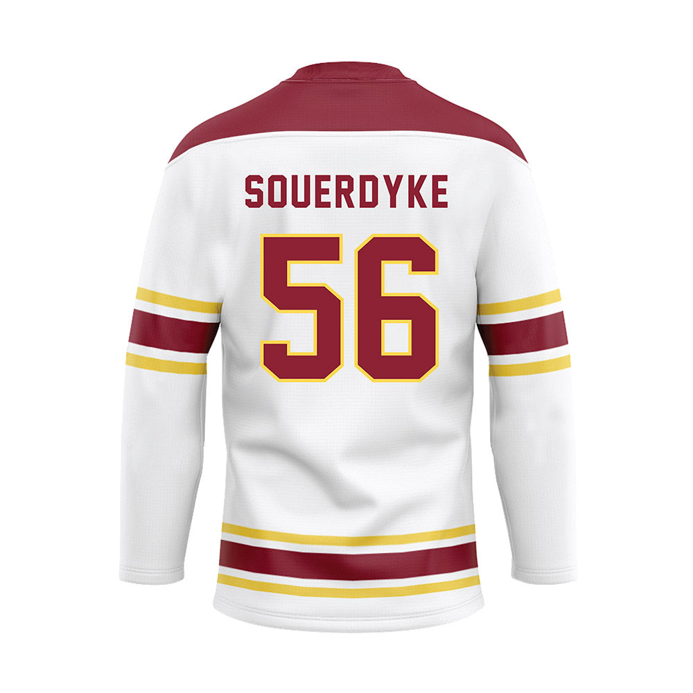 NSU - NCAA Football : Sam Souerdyke - Hockey Jersey-1