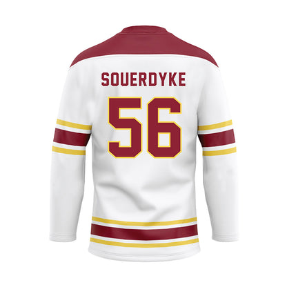 NSU - NCAA Football : Sam Souerdyke - Hockey Jersey-1