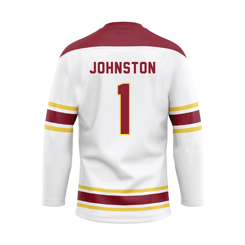 NSU - NCAA Football : Kiyon Johnston - Hockey Jersey-1