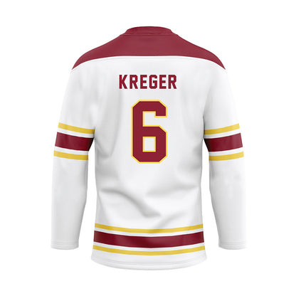 NSU - NCAA Football : Connor Kreger - Hockey Jersey-1