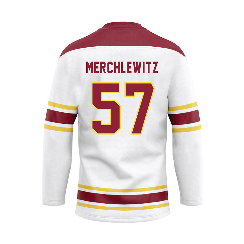 NSU - NCAA Football : Jake Merchlewitz - Hockey Jersey-1
