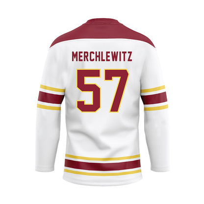 NSU - NCAA Football : Jake Merchlewitz - Hockey Jersey-1