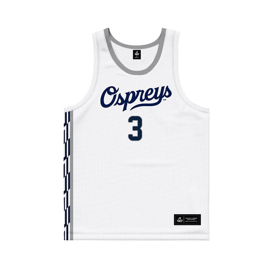 UNF - NCAA Men's Basketball : Mason Lee - White Basketball Jersey-0