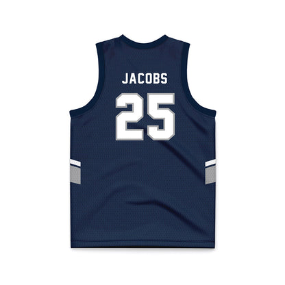 UNF - NCAA Men's Basketball : Gabriel Jacobs - Blue Basketball Jersey-1