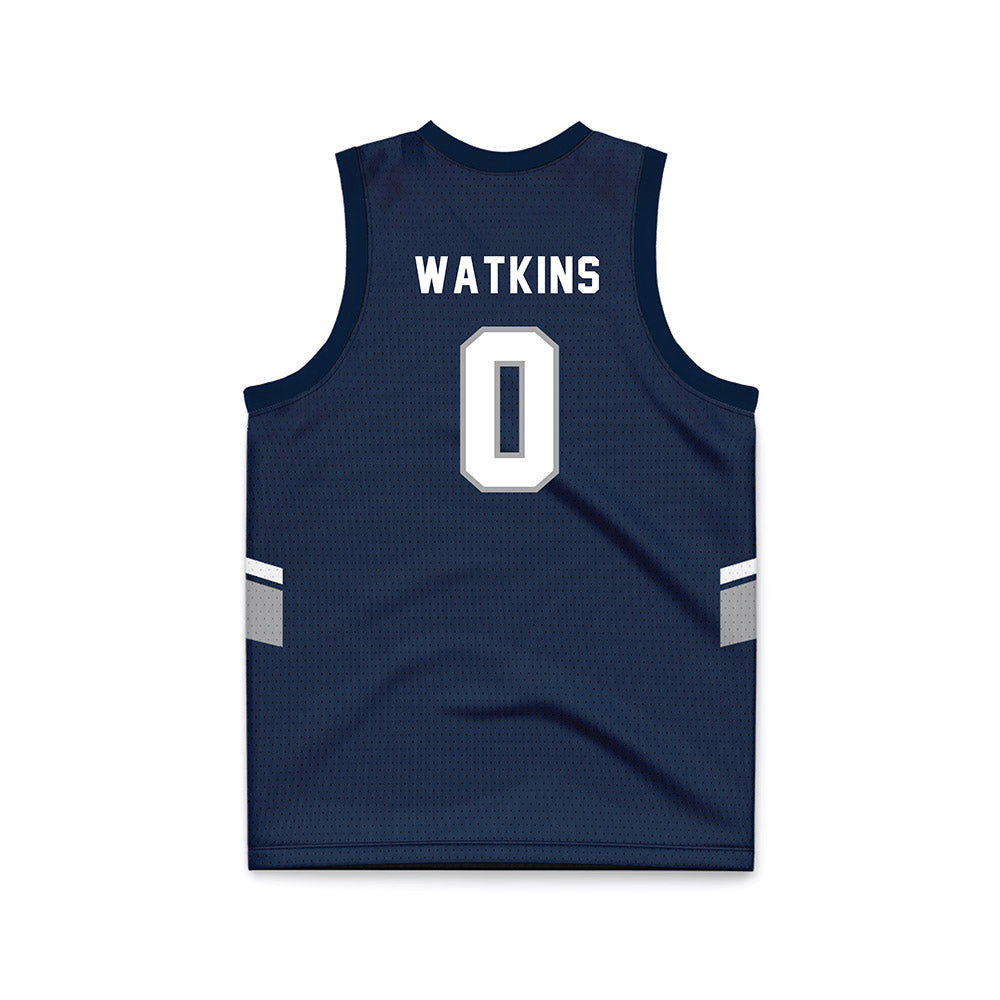 UNF - NCAA Men's Basketball : Mason Watkins - Blue Basketball Jersey-1