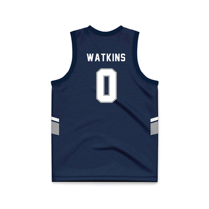 UNF - NCAA Men's Basketball : Mason Watkins - Blue Basketball Jersey-1