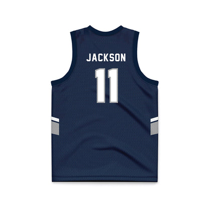 UNF - NCAA Men's Basketball : Kent Jackson - Blue Basketball Jersey-1