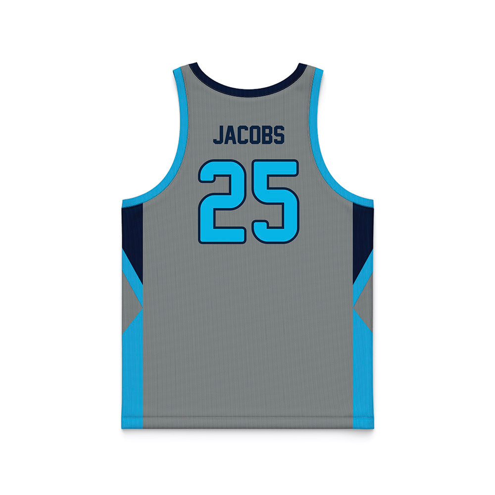 UNF - NCAA Men's Basketball : Gabriel Jacobs - Grey Basketball Jersey-1