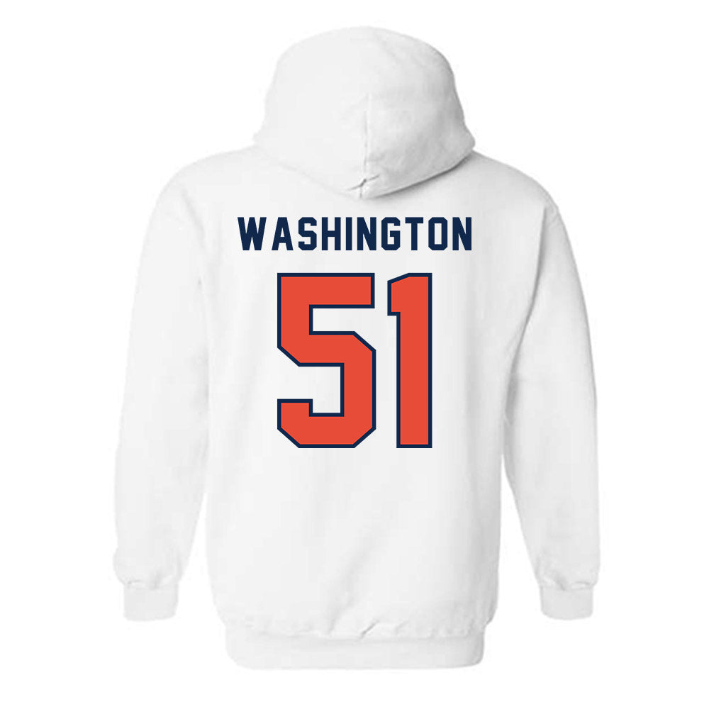 Illinois - NCAA Football : Alfred Washington - Classsic Shersey Hooded Sweatshirt-1