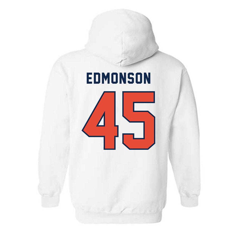 Illinois - NCAA Football : Robert Edmonson - Classsic Shersey Hooded Sweatshirt-1