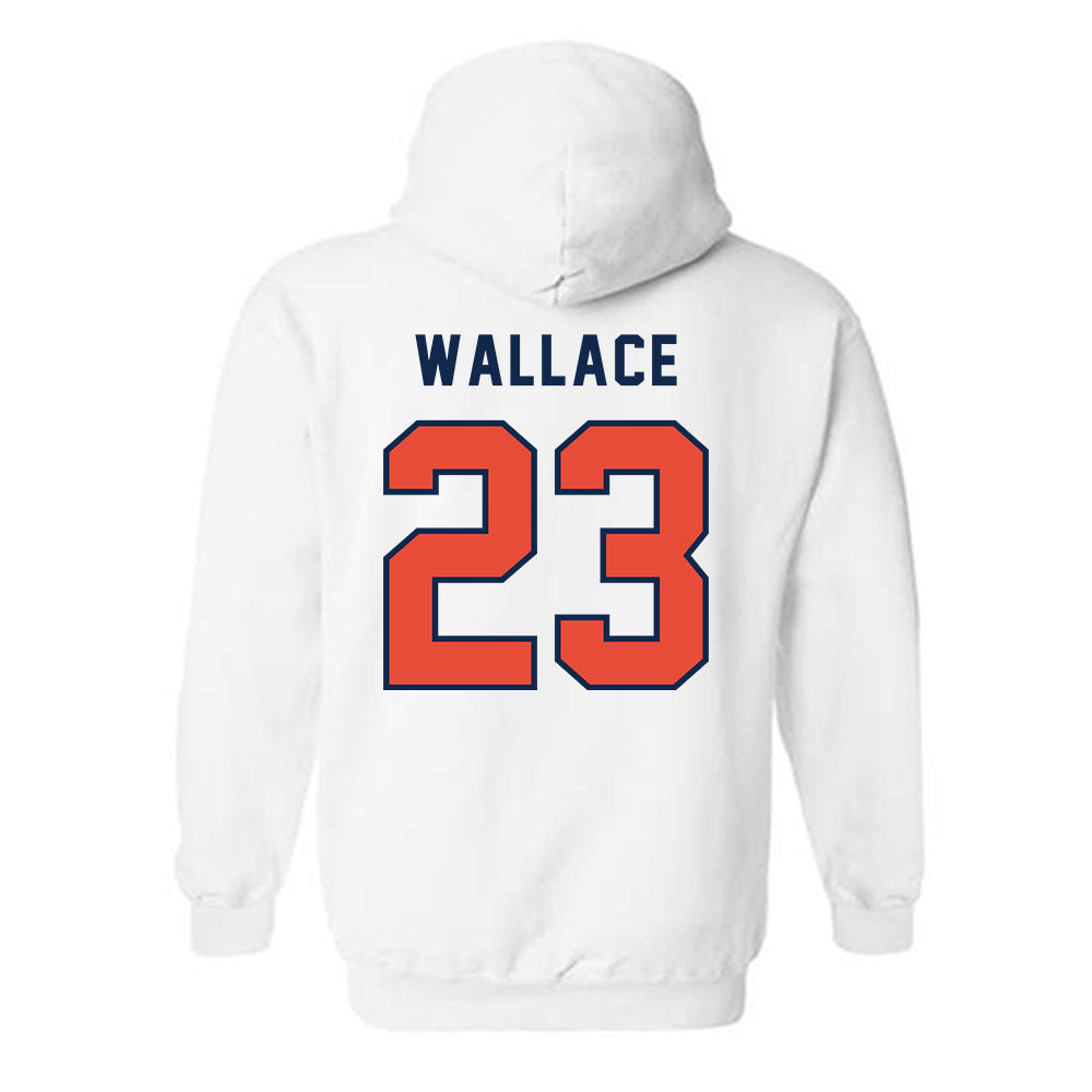 Illinois - NCAA Women's Basketball : Berry Wallace - Classsic Shersey Hooded Sweatshirt-1