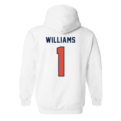 Illinois - NCAA Men's Basketball : Lincoln Williams - Classsic Shersey Hooded Sweatshirt-1