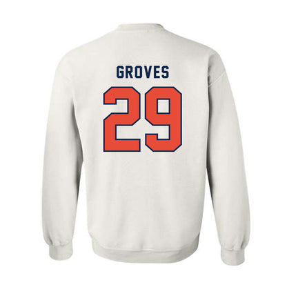 Illinois - NCAA Baseball : Nick Groves - Classsic Shersey Crewneck Sweatshirt-1