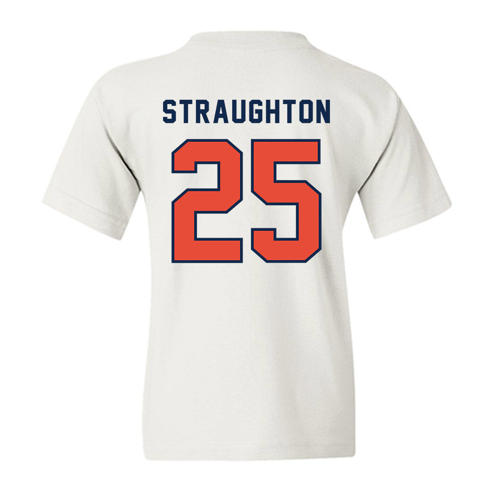 Illinois - NCAA Football : Des Straughton - Classsic Shersey Youth T-Shirt-1