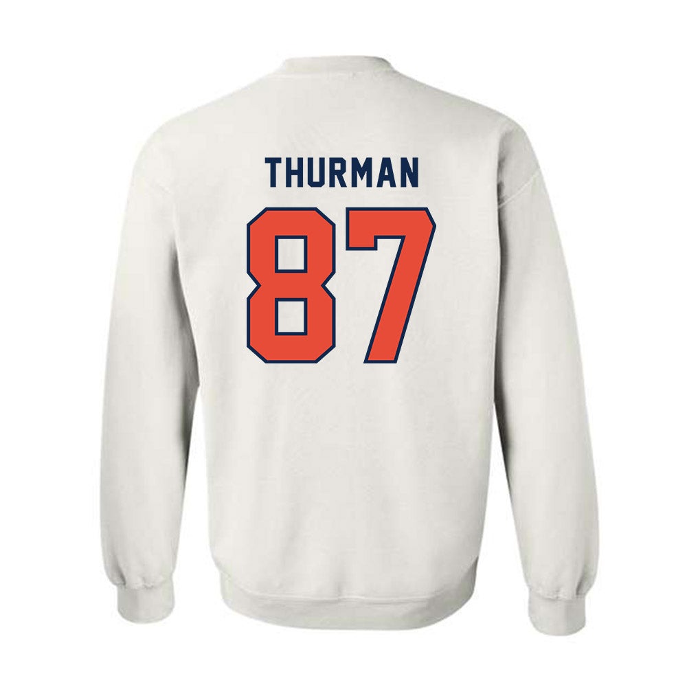Illinois - NCAA Football : BJ Thurman - Classsic Shersey Crewneck Sweatshirt-1