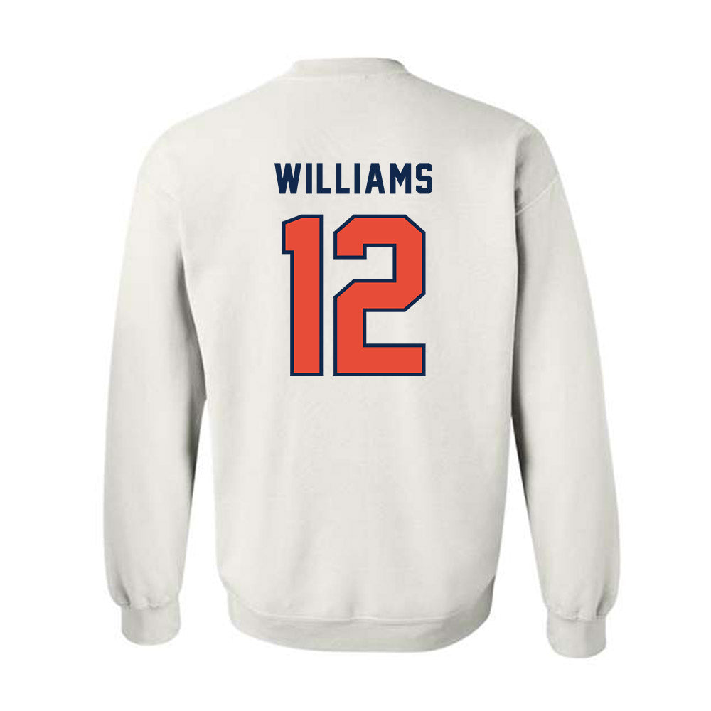 Illinois - NCAA Football : Isaiah Williams - Classsic Shersey Crewneck Sweatshirt-1