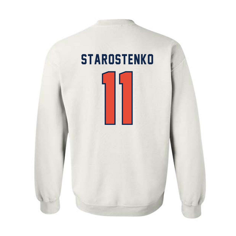 Illinois - NCAA Women's Volleyball : Kristina Starostenko - Classsic Shersey Crewneck Sweatshirt-1
