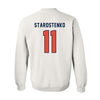 Illinois - NCAA Women's Volleyball : Kristina Starostenko - Classsic Shersey Crewneck Sweatshirt-1