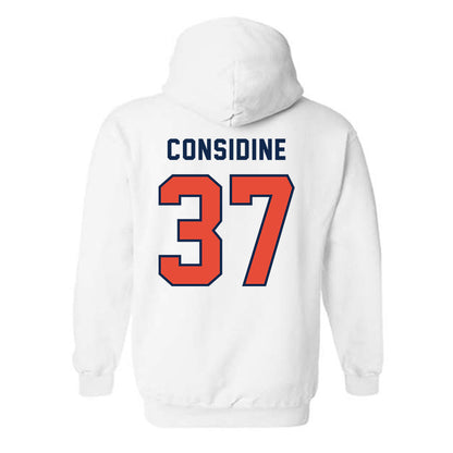 Illinois - NCAA Football : Caden Considine - Classsic Shersey Hooded Sweatshirt-1