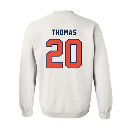 Illinois - NCAA Football : Almirian Thomas - Classsic Shersey Crewneck Sweatshirt-1