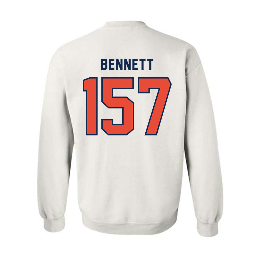 Illinois - NCAA Wrestling : Ryan Bennett - Classsic Shersey Crewneck Sweatshirt-1