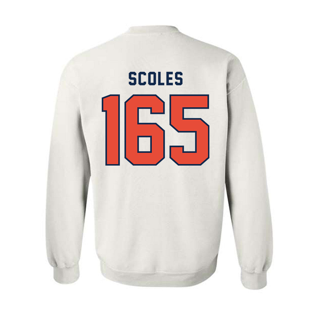 Illinois - NCAA Wrestling : Braeden Scoles - Classsic Shersey Crewneck Sweatshirt-1