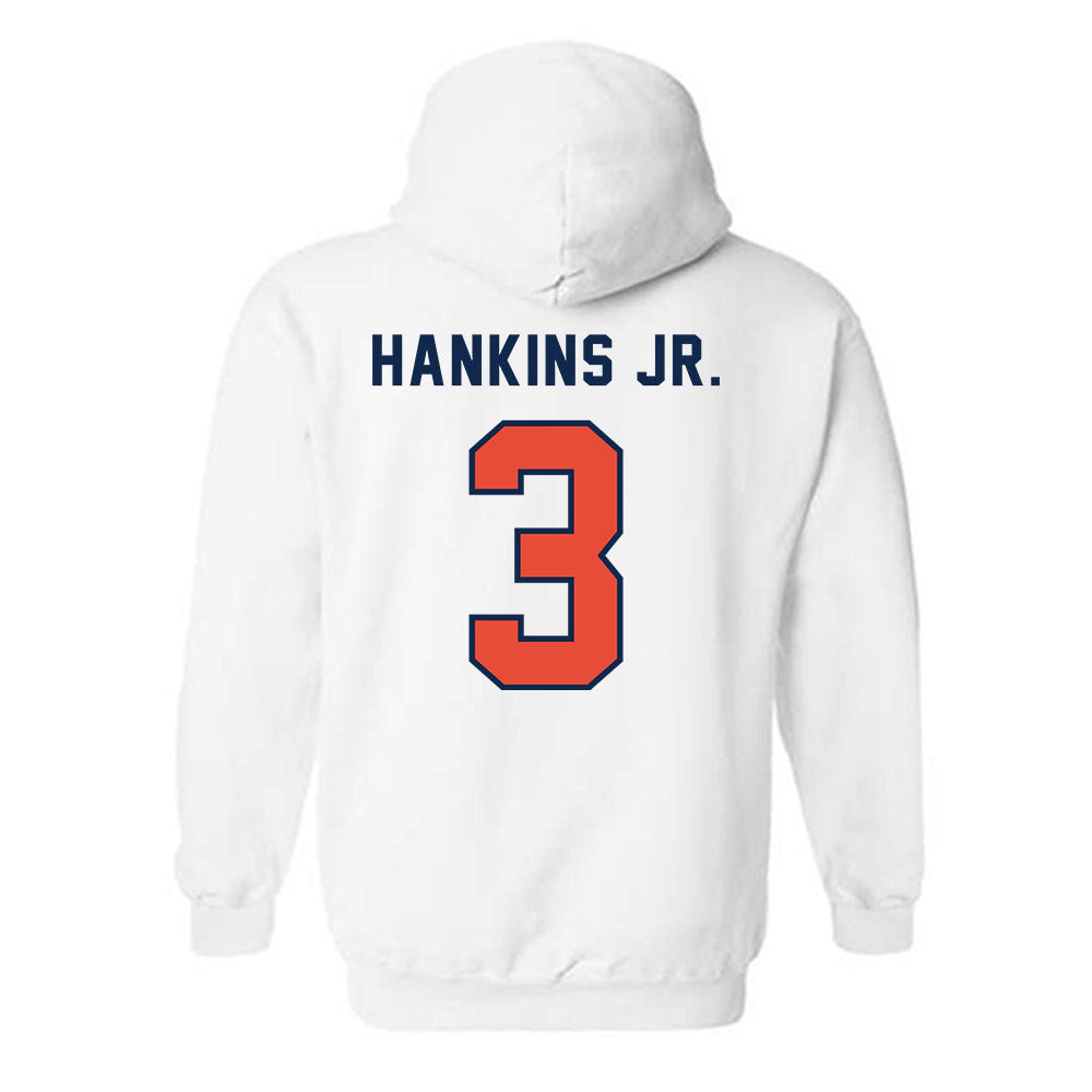 Illinois - NCAA Football : Nick Hankins Jr. - Classsic Shersey Hooded Sweatshirt-1