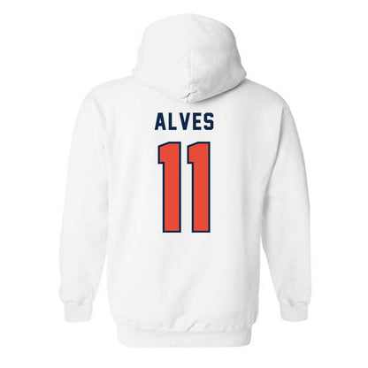Illinois - NCAA Women's Basketball : Manuella Alves - Classsic Shersey Hooded Sweatshirt-1