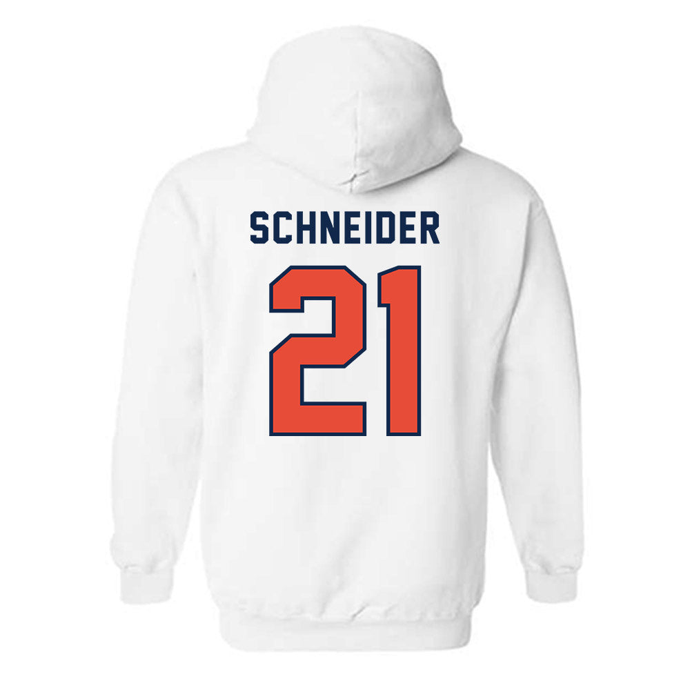 Illinois - NCAA Women's Soccer : Myra Schneider - Classsic Shersey Hooded Sweatshirt-1