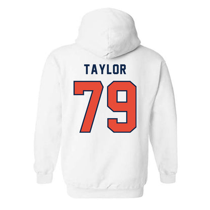 Illinois - NCAA Football : TJ Taylor - Classsic Shersey Hooded Sweatshirt-1