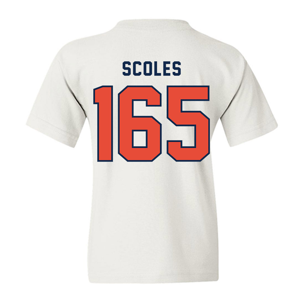 Illinois - NCAA Wrestling : Braeden Scoles - Classsic Shersey Youth T-Shirt-1