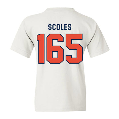Illinois - NCAA Wrestling : Braeden Scoles - Classsic Shersey Youth T-Shirt-1